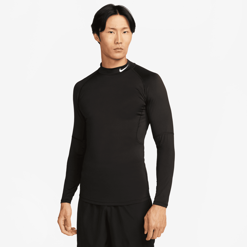 Nike Pro Fitness-Longsleeve mit Stehkragen für Herren