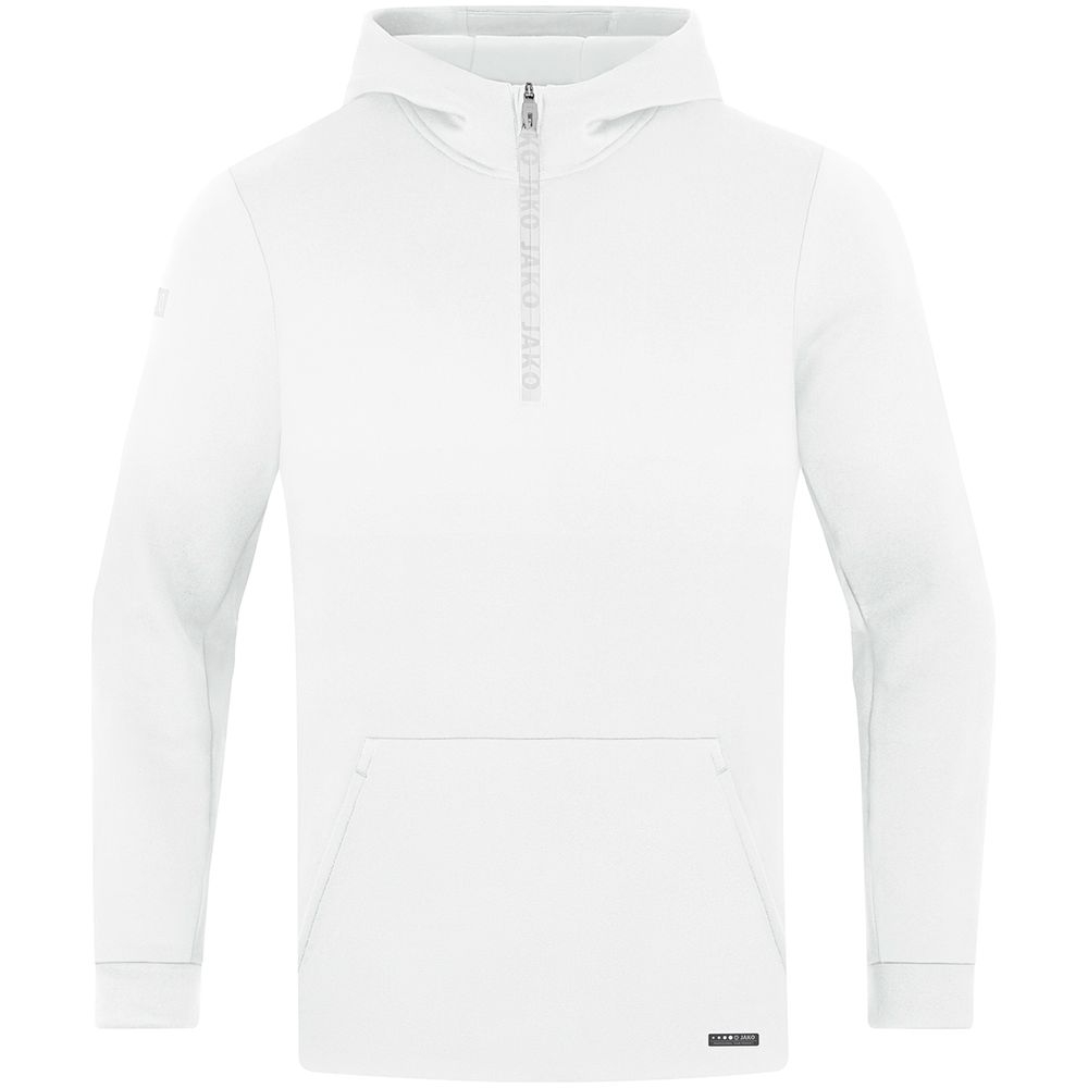 Jako Zip Hoodie Pro Casual - weiß