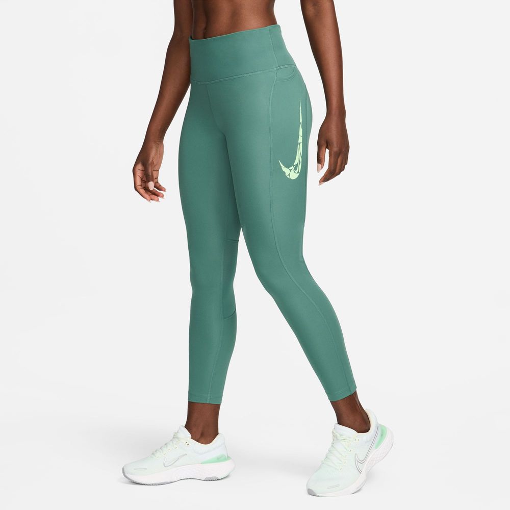 Nike Fast 7/8-Lauf-Leggings mit mittelhohem Bund und Taschen für Damen