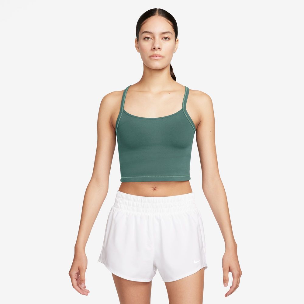 Nike One Fitted Dri-Fit Crop Tank-Top Novelty