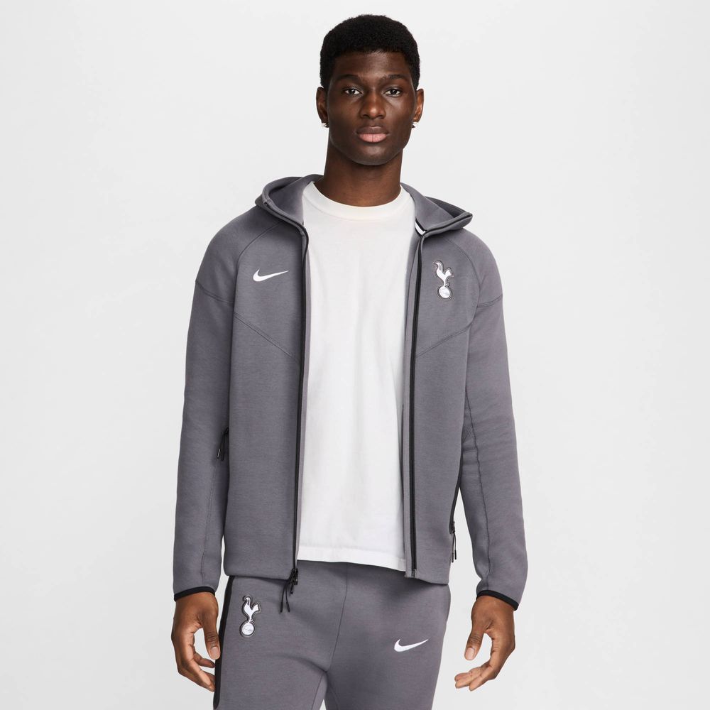 Nike Tottenham Hotspur Tech Fleece Windrunner Nike Fußballjacke mit durchgehendem Reißverschluss für Herren