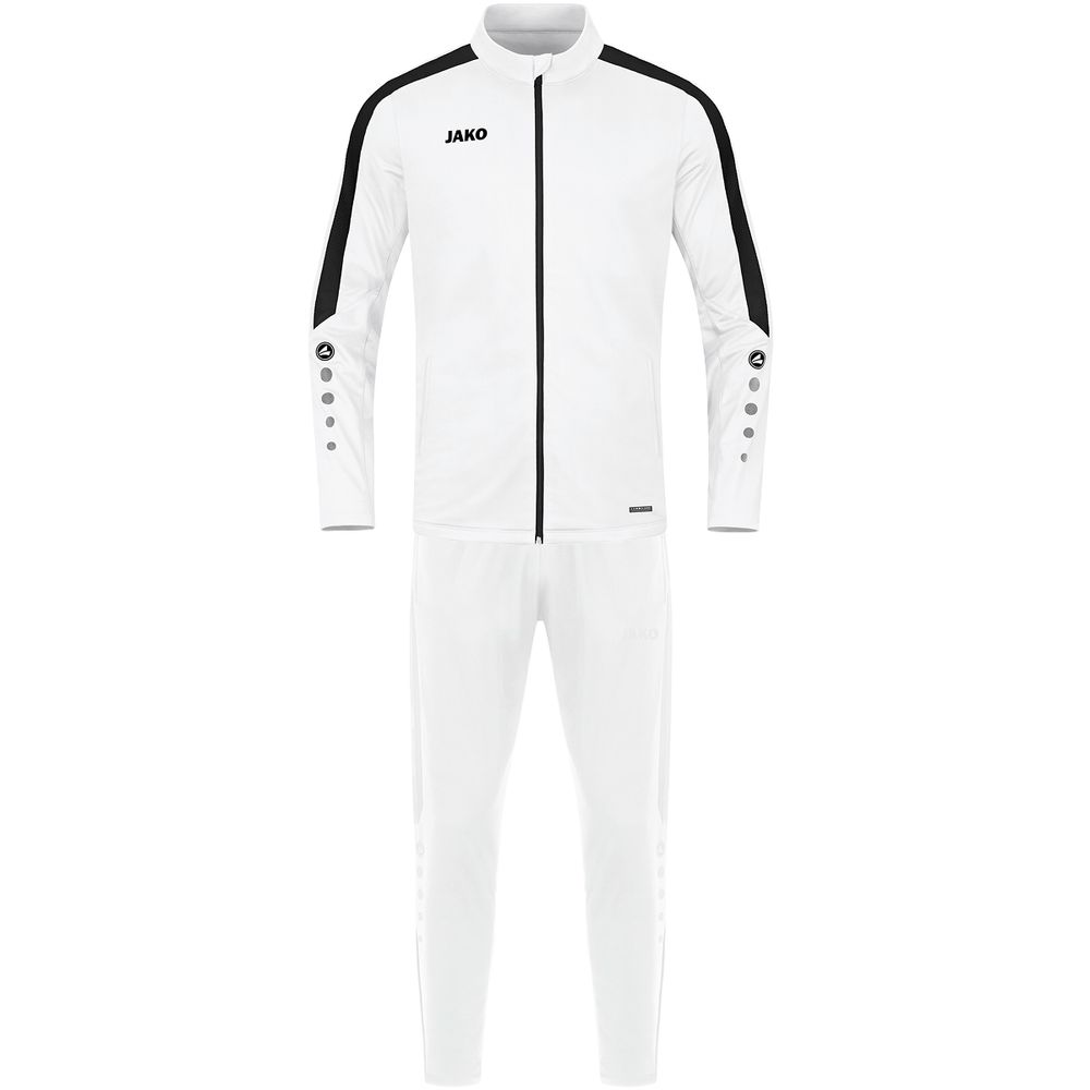 Jako Trainingsanzug Polyester Power - weiß