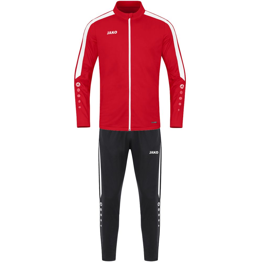 Jako Trainingsanzug Polyester Power - rot