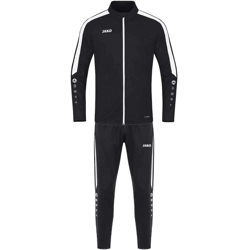 Jako Trainingsanzug Polyester Power - schwarz