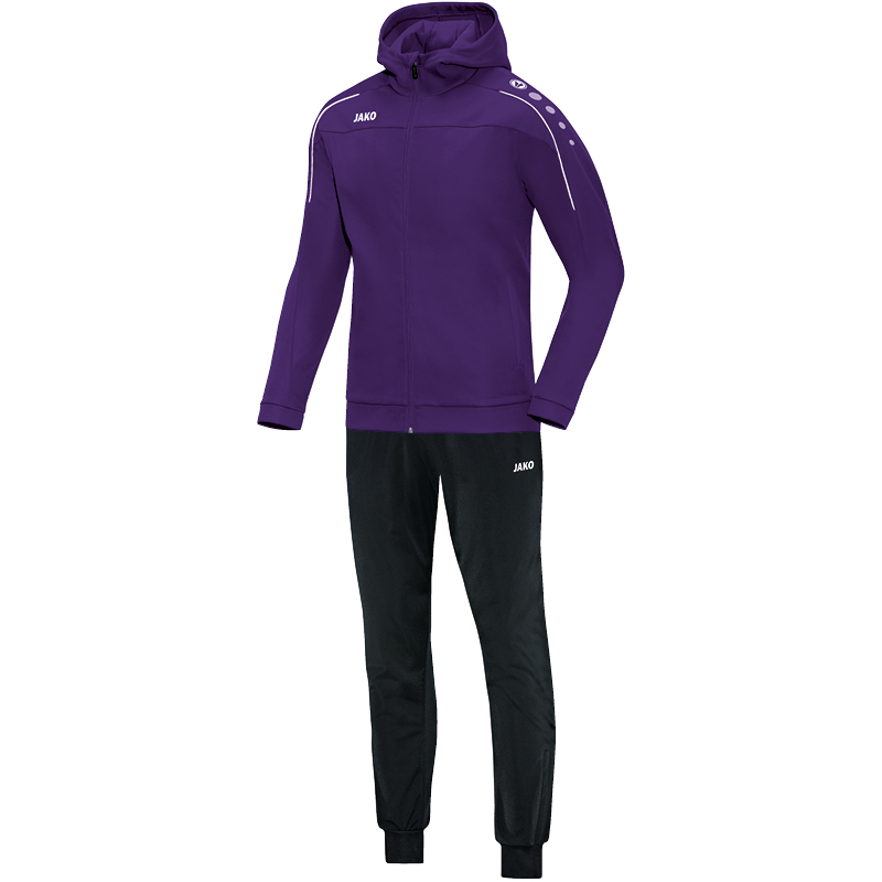 Jako Trainingsanzug Polyester Classico mit Kapuze - lila