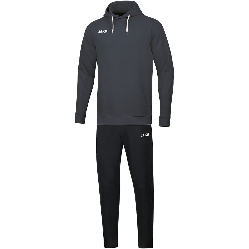Jako Jogginganzug Base mit Kapuzensweat - anthrazit