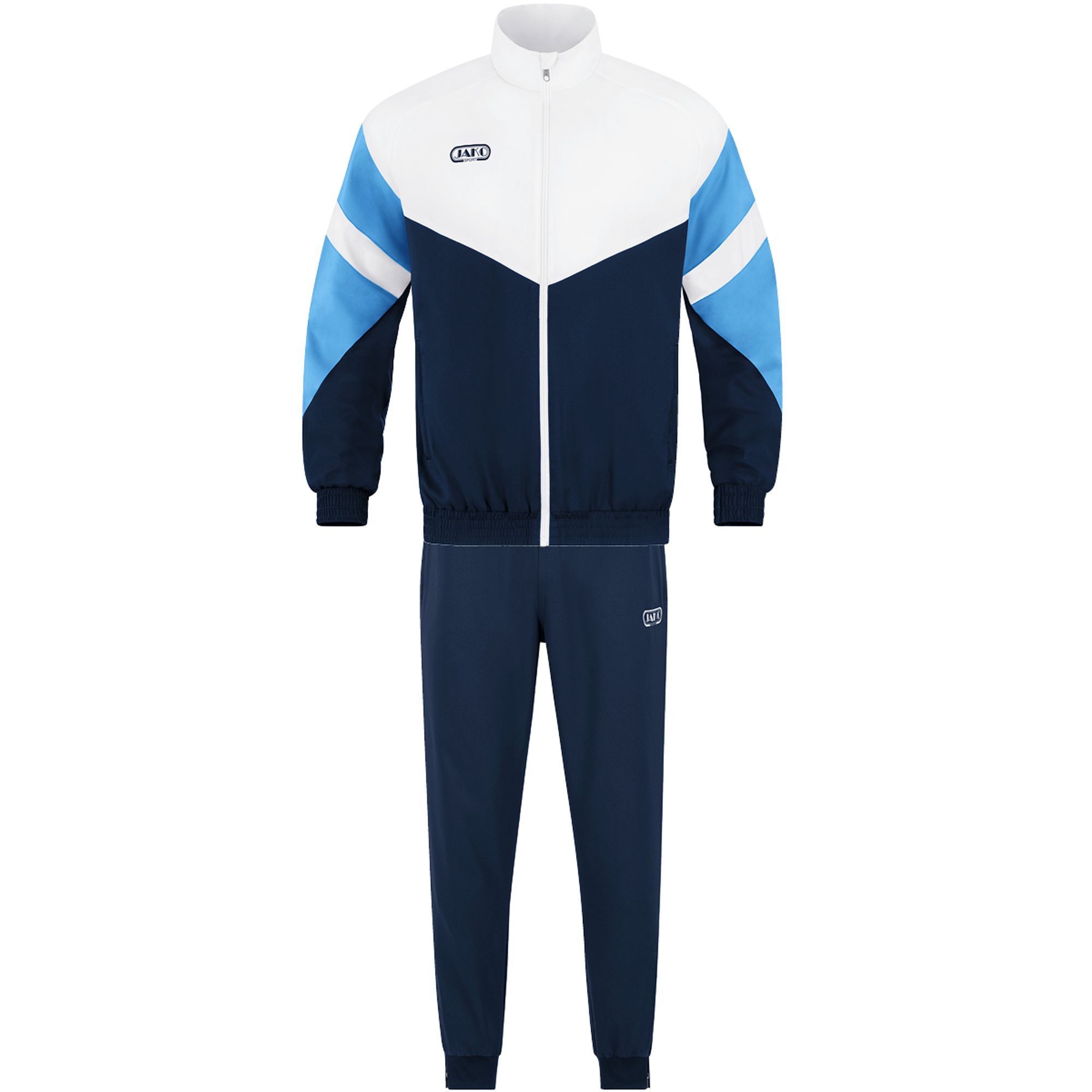 Jako Freizeitanzug Retro - marine/weiß/skyblue