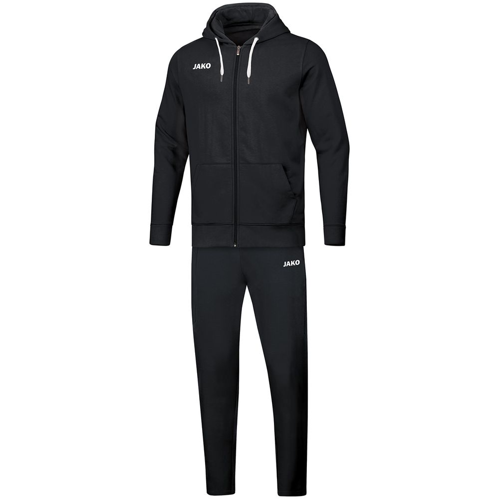 Jako Jogginganzug Base mit Kapuze - schwarz