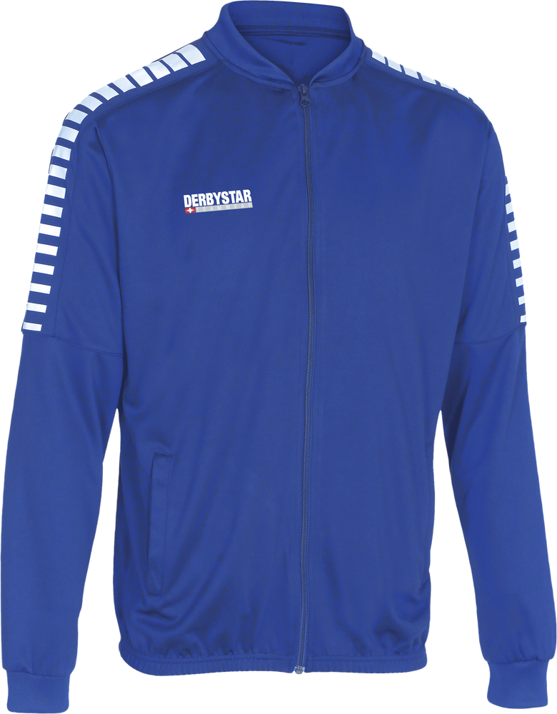 Derbystar Hyper Poly-Arbeitsjacke - blau weiss