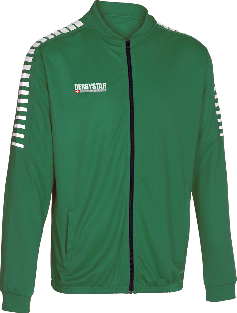 Derbystar Hyper Poly-Arbeitsjacke - gruen weiss