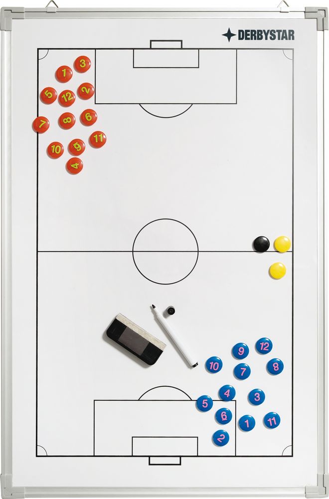 Derbystar Unisex Fussball Taktiktafel, V23 Weiß, 45 x 30 cm