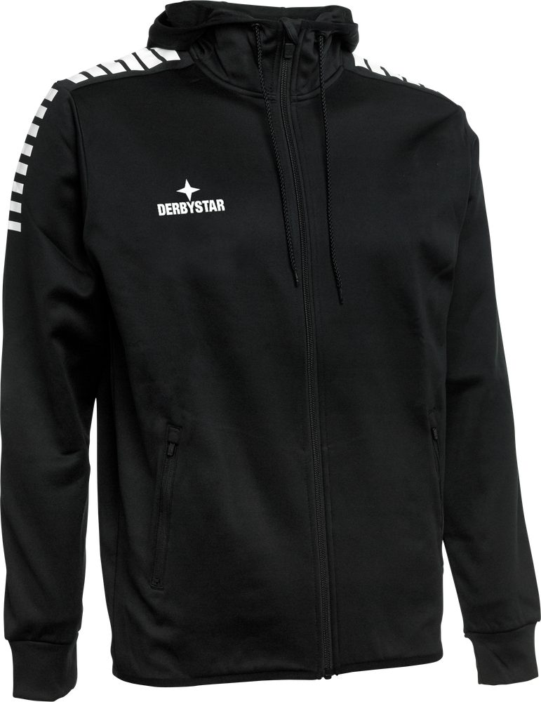 Derbystar Primo Kapuzenjacke - schwarz weiss