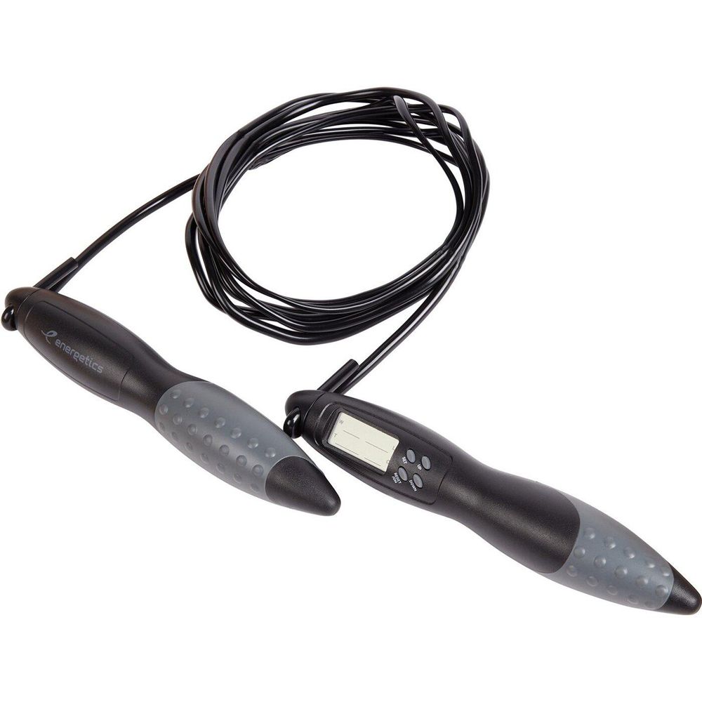 Energetics Springseil Digital Jump Rope - black/grey dark