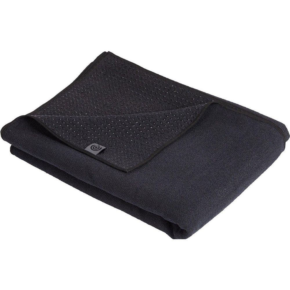 Energetics Handtuch Yoga Towel - black/grey dark