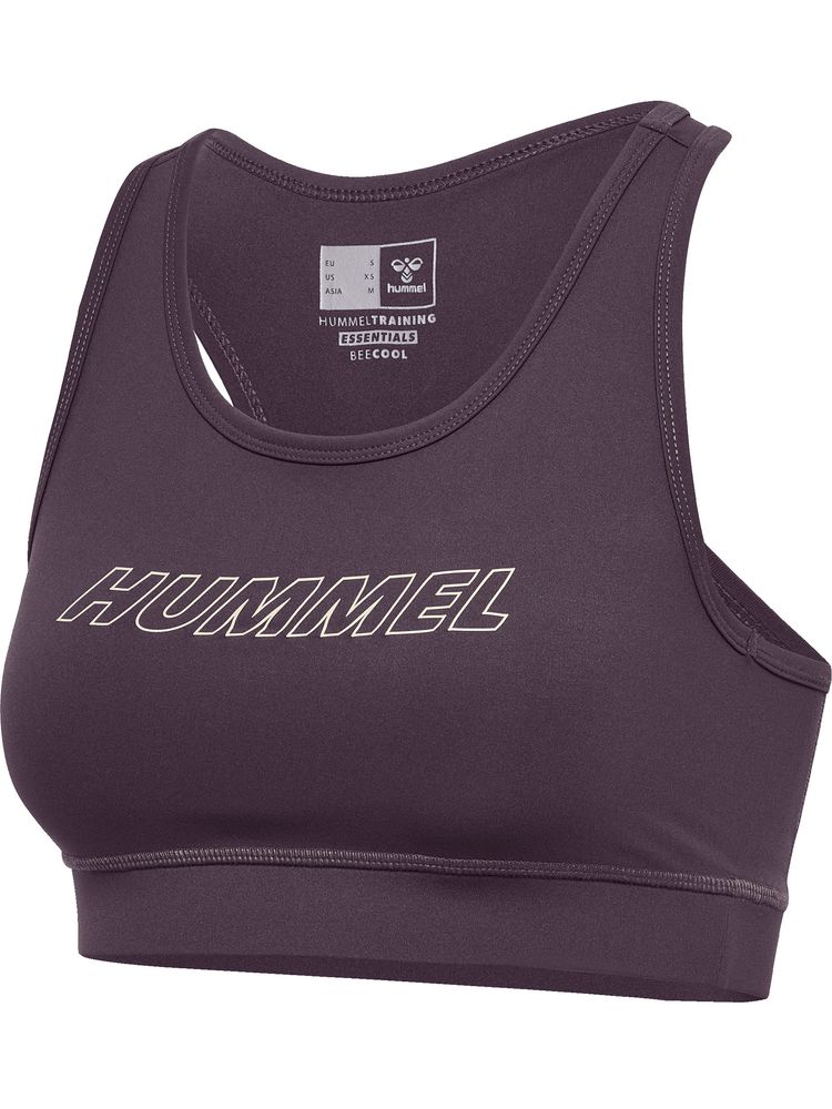 Hummel Hmlte Fundamental Sports Bra - plum perfect