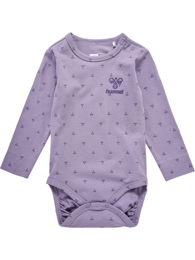 Hummel Hmlbeesy Body L/S - lavender gray