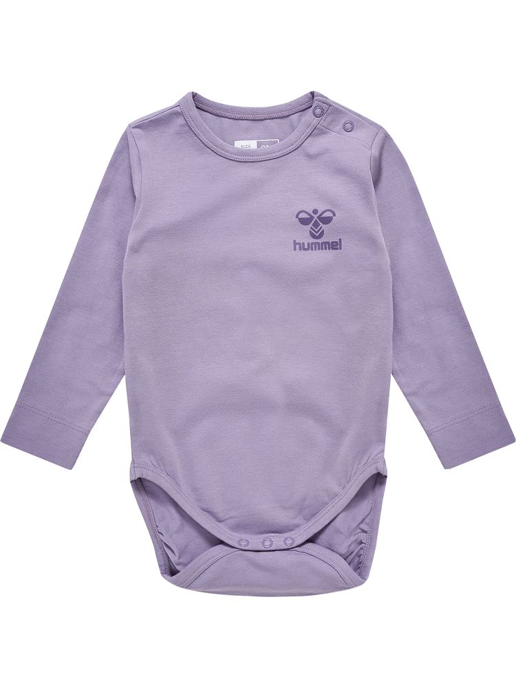 Hummel Hmlmino Body L/S - lavender gray