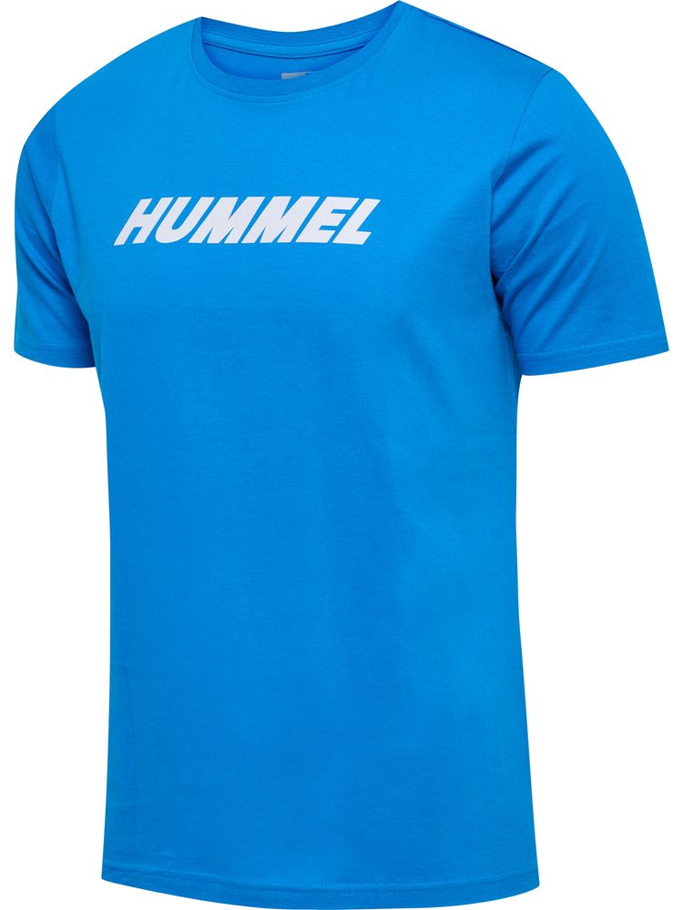 Hummel Hmlelemental Logo Cotton Tee - indigo bunting
