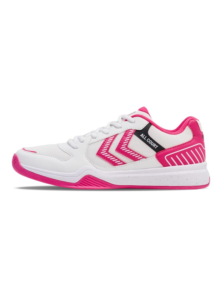 Hummel All Court - bright white/raspberry sorbet