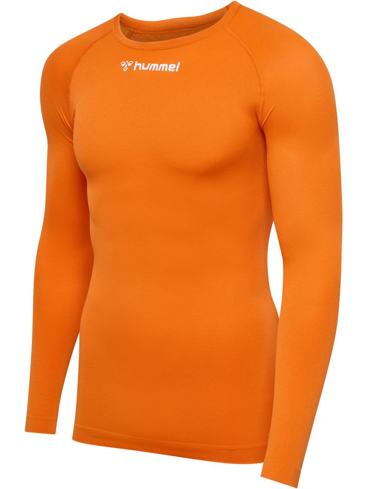 Hummel Hmlbl Comfort 2.0 Tee L/S - orange tiger