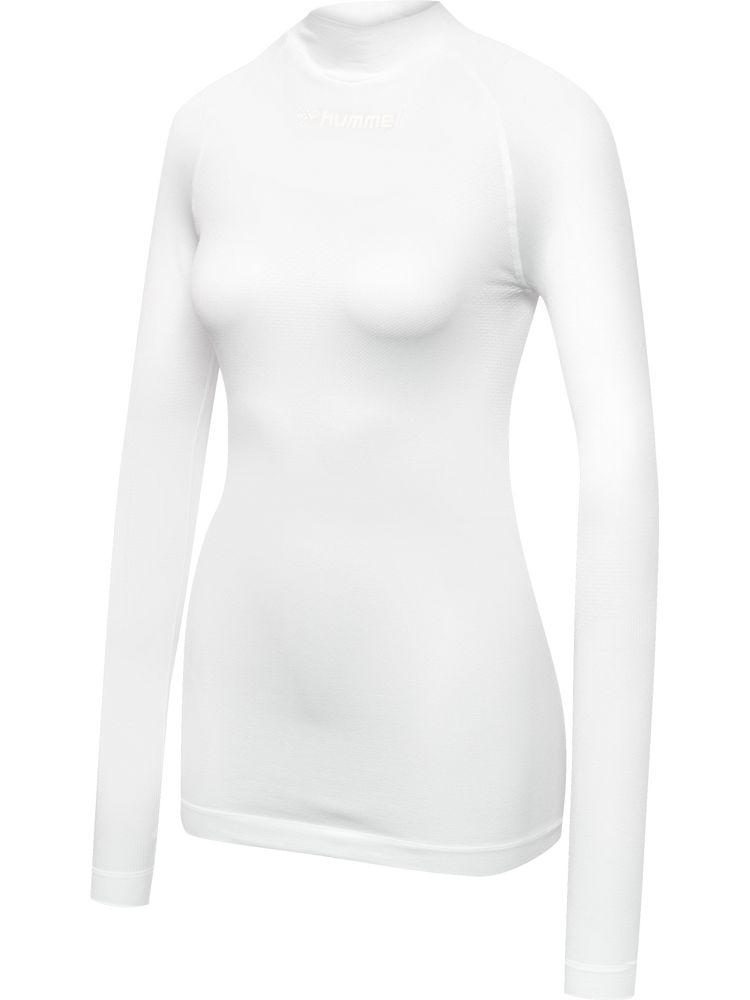 Hummel Hmlbl Comfort 2.0 Mockneck Tee L/S - white