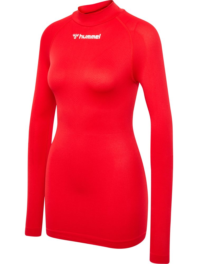 Hummel Hmlbl Comfort 2.0 Mockneck Tee L/S - true red