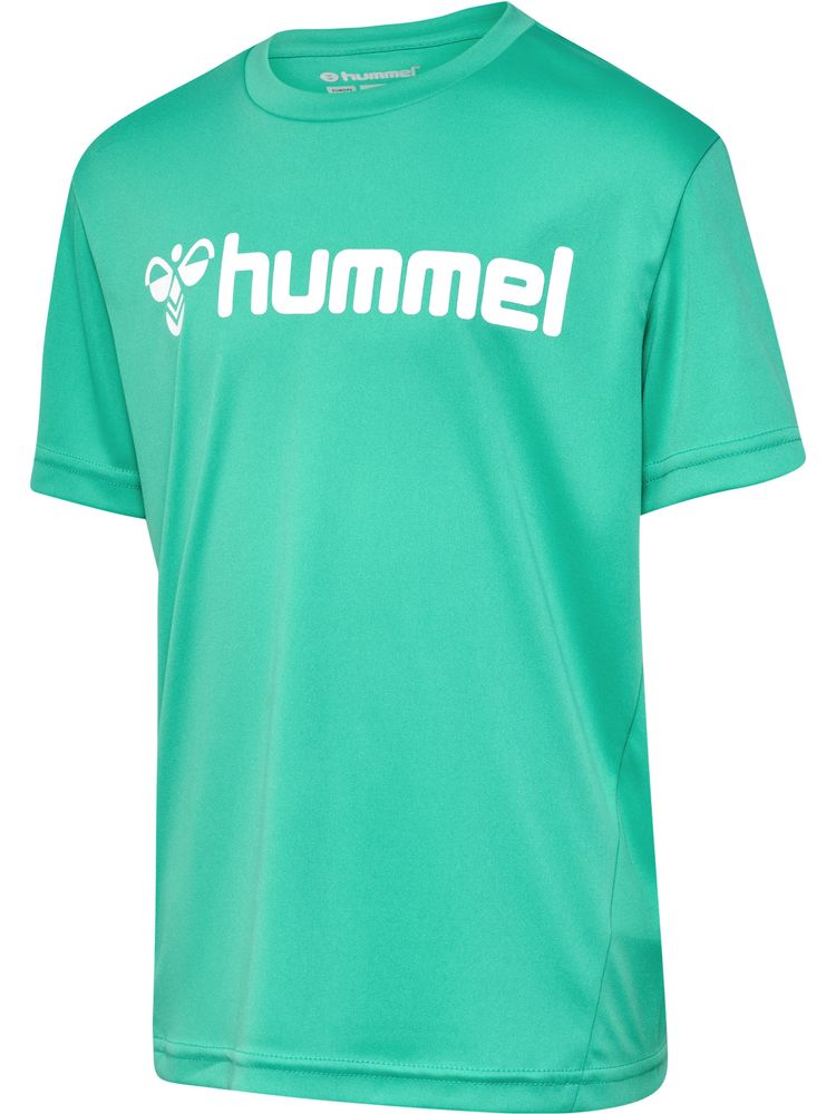 Hummel Hmllogo Jersey S/S Kids - atlantis