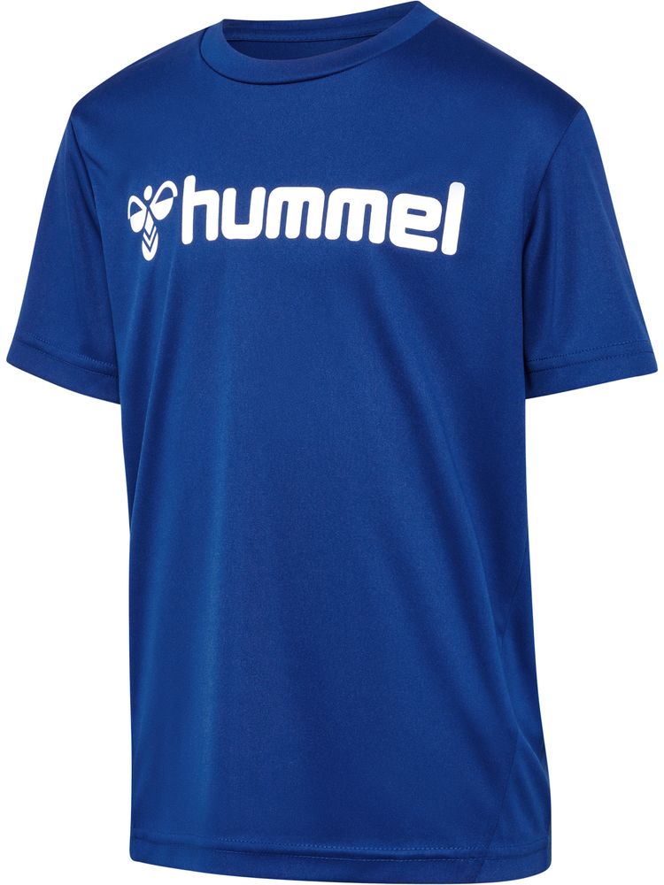 Hummel Hmllogo Jersey S/S Kids - true blue