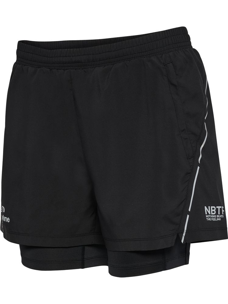 newline Nwlfast 2In1 Zip Pocket Shorts W - black