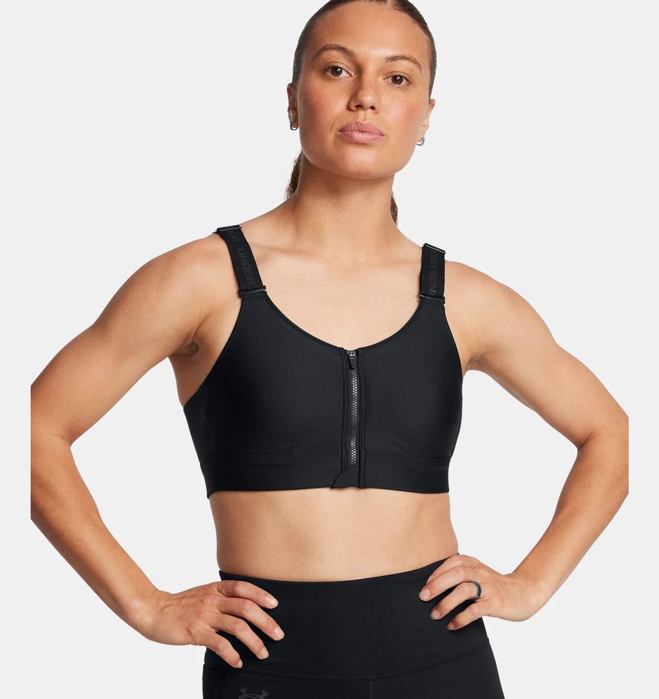 Under Armour Ua Infinity High Zip 2.0 Bra - black
