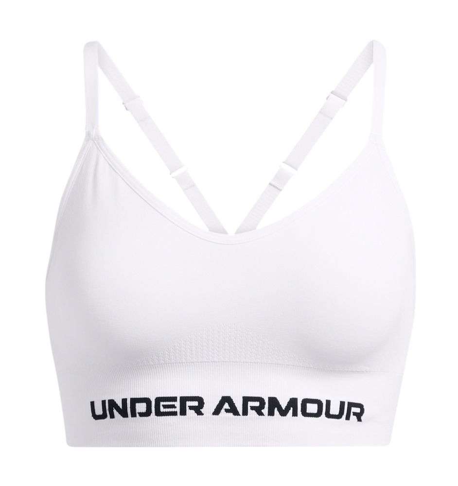 Under Armour Vanish Seamless Low Bra - white