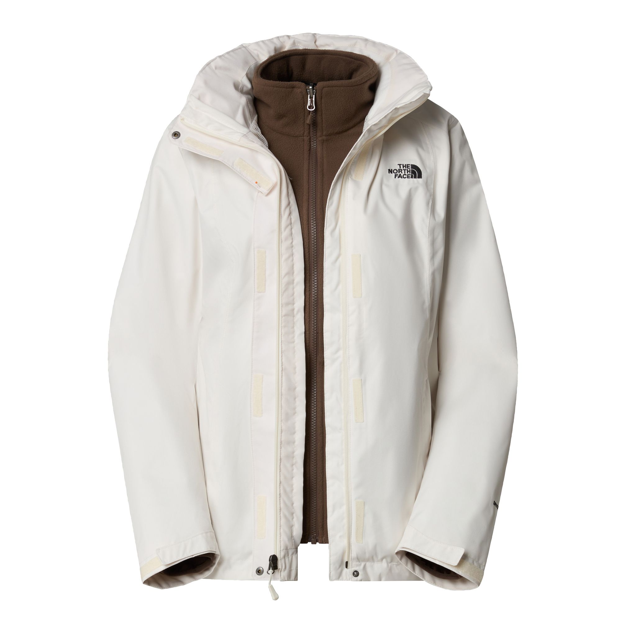 The North Face W Evolve Ii Triclimate Jacket - Eu - white dune/smokey brown