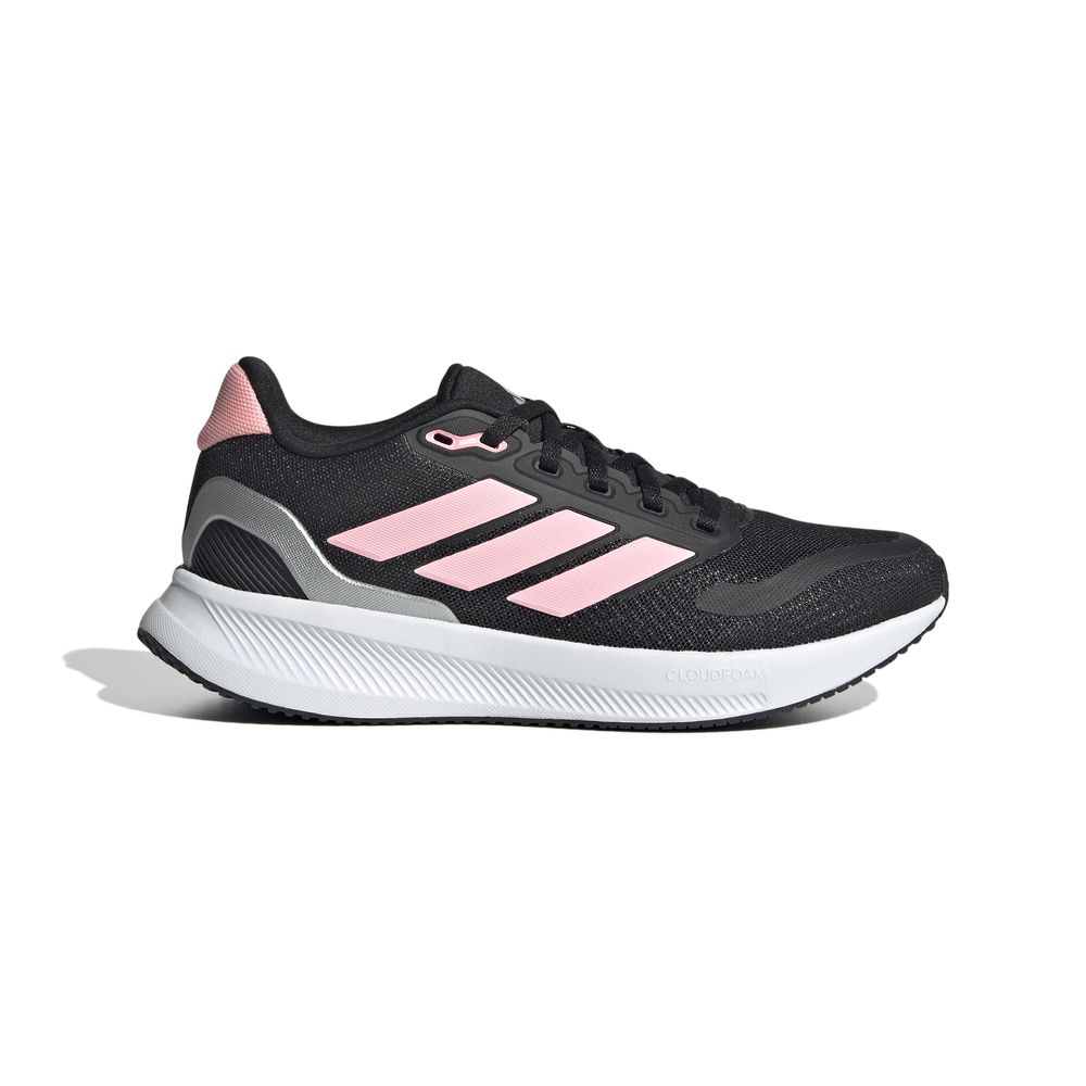 adidas Runfalcon 5 J - cblack/pinspa/silvmt
