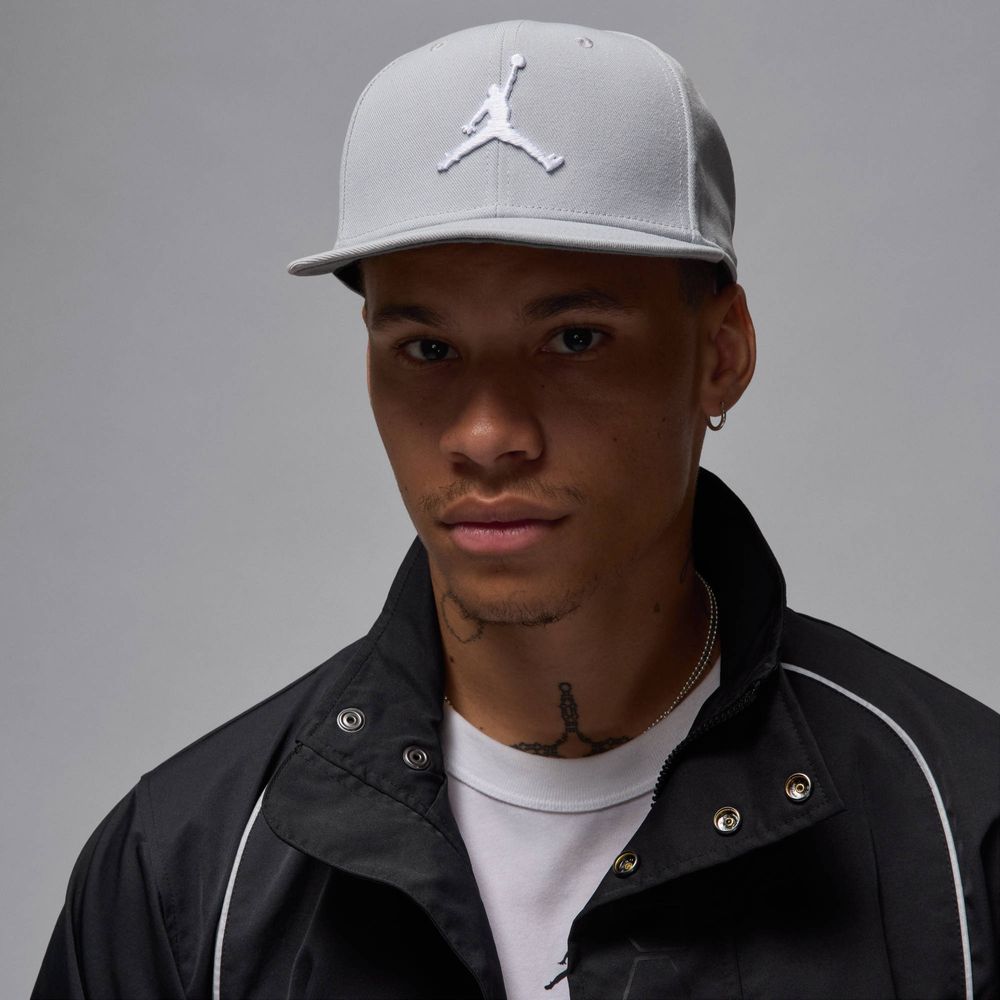 Nike U J Pro Cap S Fb Jumpman - lt smoke grey/smoke grey/white