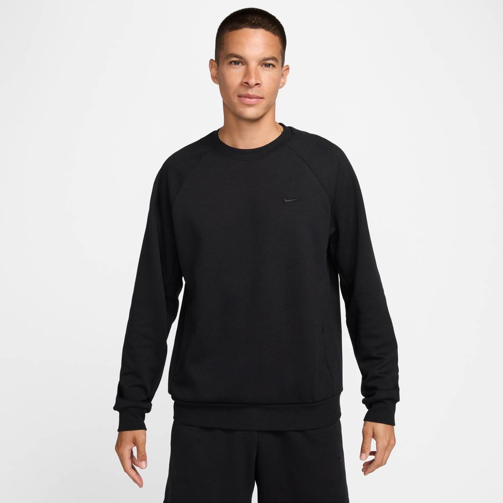 Nike Primary Fleece Performance UV-Rundhalsshirt mit Dri-FIT-Technologie Herren - Schwarz