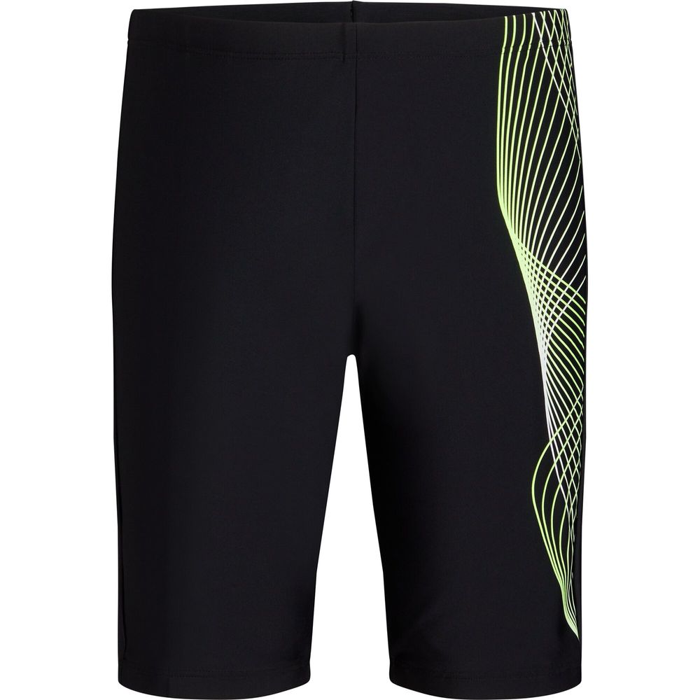 Energetics Ju.-Badehose Norm Jammer B - black/green lime