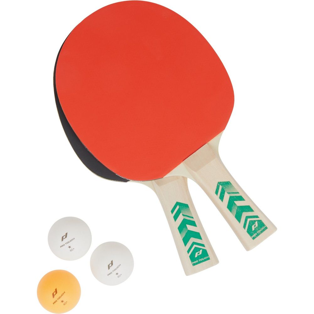 Pro Touch Tischtennis-Set Pro 2000 - 2 Player Set - black/red/green