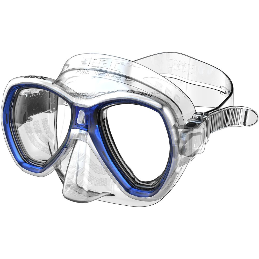 Seac Maske Elba - tr./blue