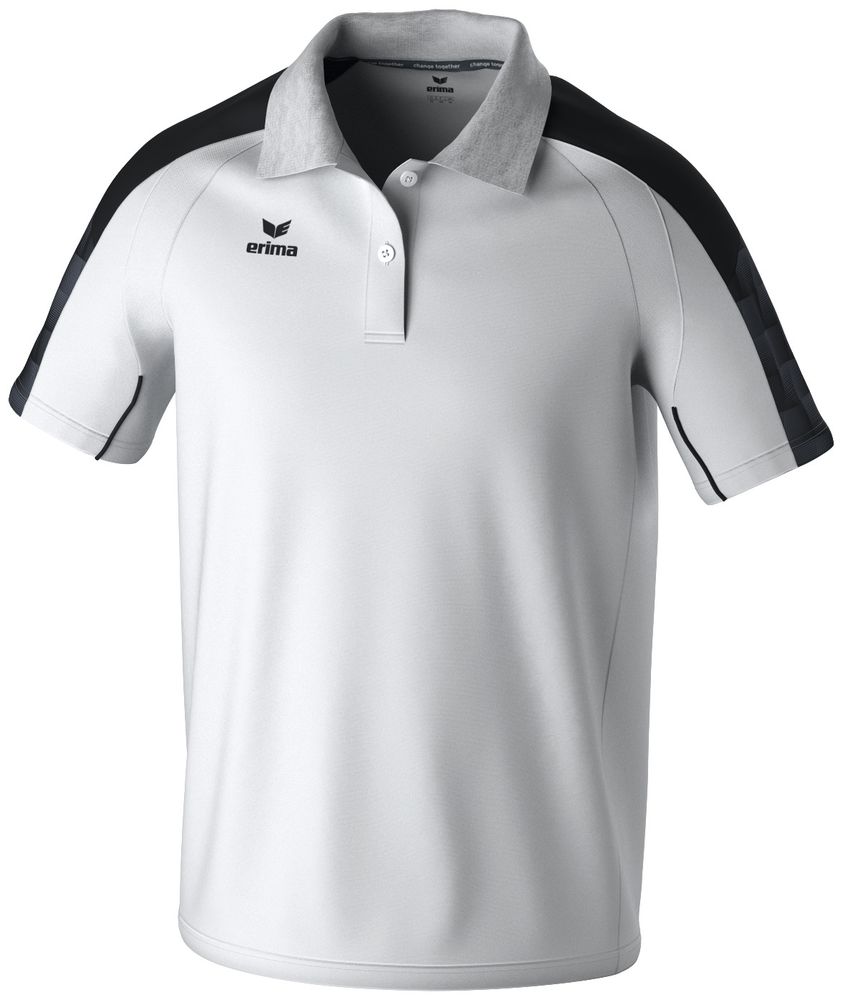 Erima Evo Star Poloshirt Function - white/black