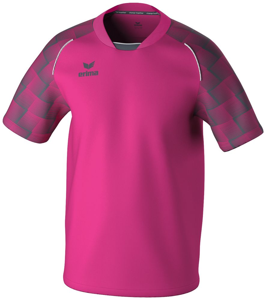 Erima Evo Star Jersey Shortsleeve - pink glo/slate grey