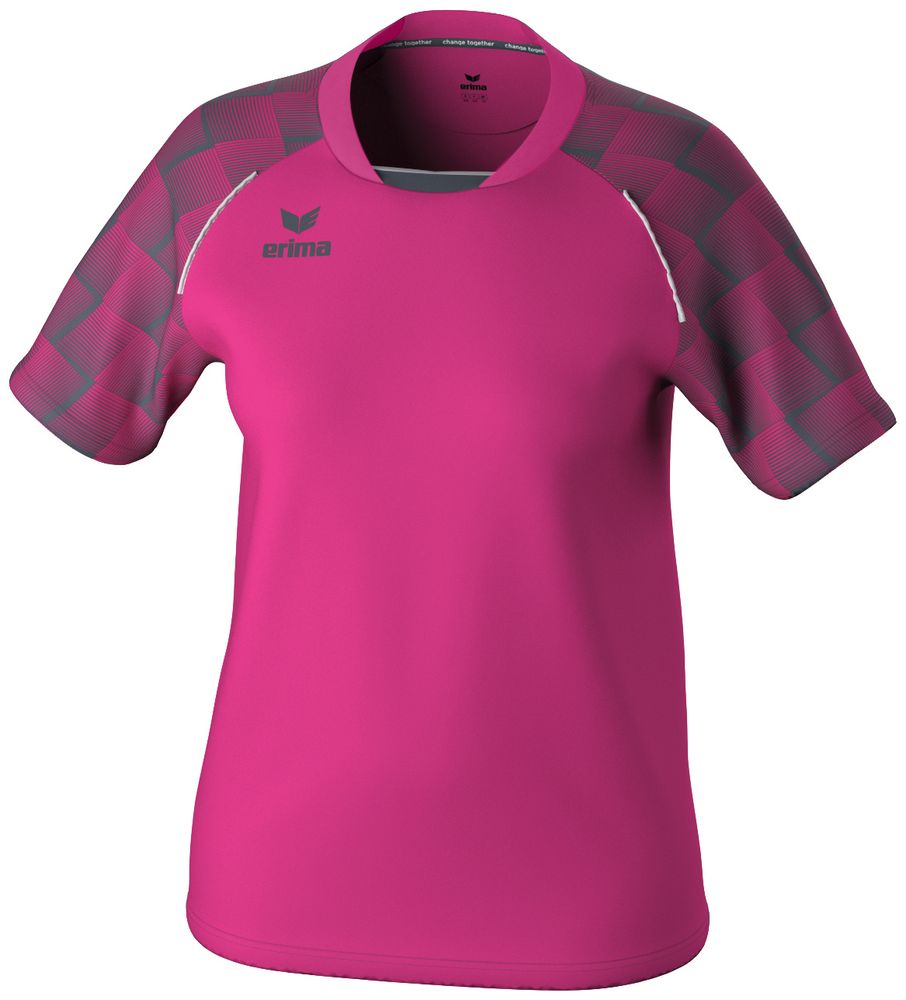 Erima Evo Star Jersey Shortsleeve - pink glo/slate grey