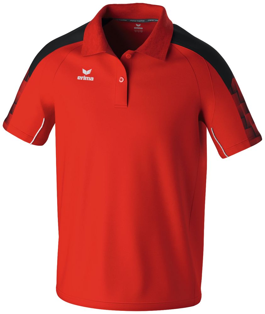 Erima Evo Star Poloshirt Function - red/black
