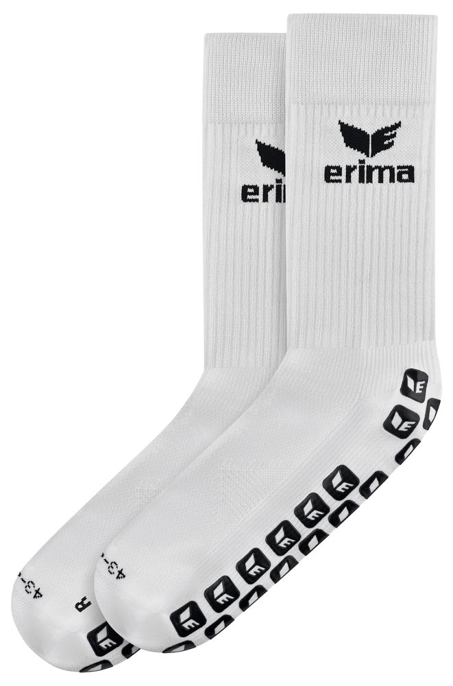 Erima Socks Grip - white/black