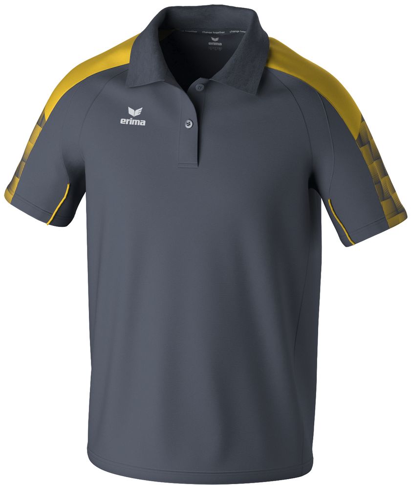 Erima Evo Star Poloshirt Function - slate grey/yellow