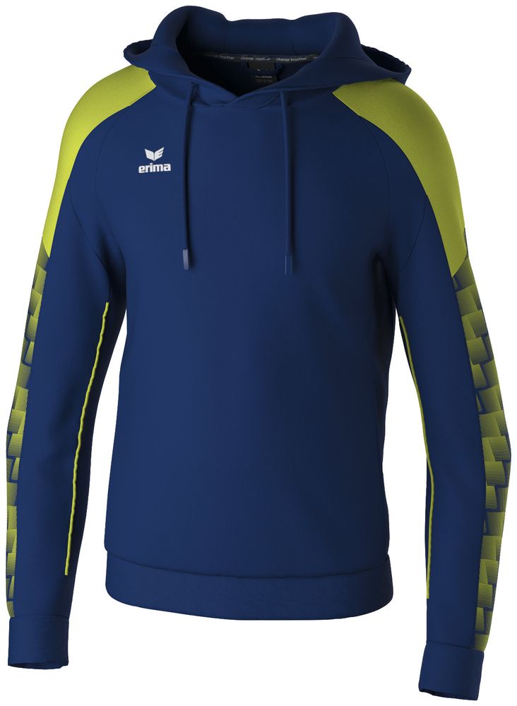 Erima Evo Star Hoody - new navy/lime