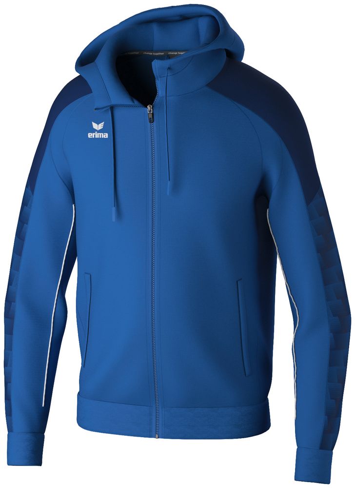 Erima Evo Star Training Jacket With Hood - new royal/new navy