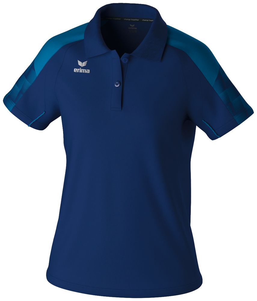 Erima Evo Star Poloshirt Function - new navy/mykonos blue