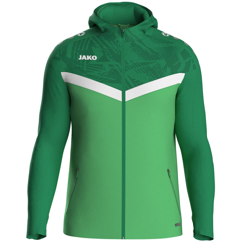 Jako Kapuzenjacke Iconic - soft green/sportgrün