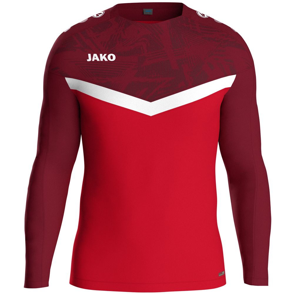 Jako Sweat Iconic - rot/weinrot