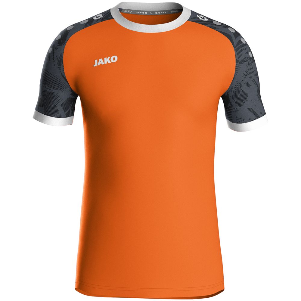 Jako Trikot Iconic Ka - neonorange/schwarz